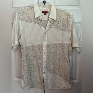 Guess Casual Short Sleeve Button Down - L
